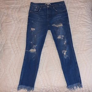 Zara Trafaluc denim jeans